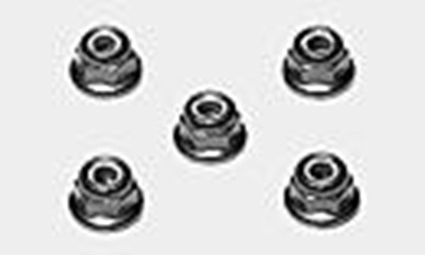 T53159 TAMIYA 4MM FLANGE LOCK NUT BLUE Tamiya