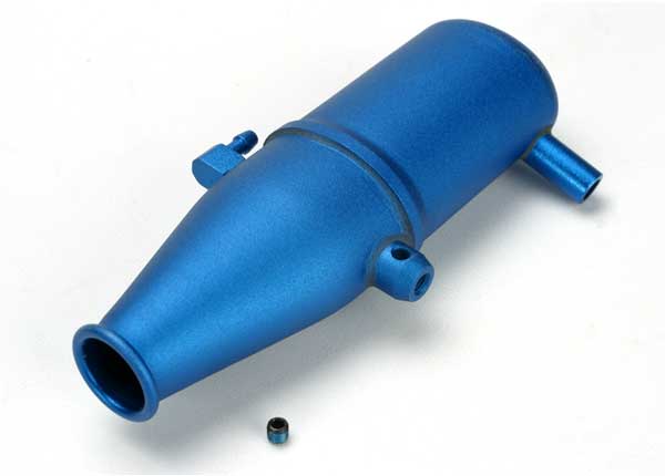 5342 TRAXXAS TUNED PIPE ALUM. BLUE