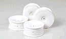 T53475 TAMIYA M-NARROW WHITE DISH WHEELS (0) Tamiya