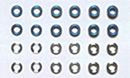 T53539 TAMIYA F5.5MM ALUMINUM SPACER SET Tamiya