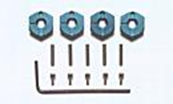 T53570 TAMIYA CLAMP TYPE ALU. WHEEL HUB 4MM Tamiya