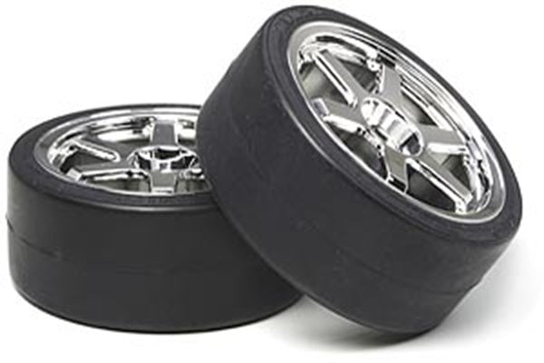 T53960 TAMIYA 6-S WHEEL W/D.TIRE*2(26MM/+2) Tamiya