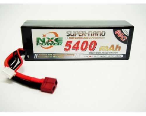 5400HC603SDEAN NXE 11.1v 5400mah 60c H/case Lipo w/Dean