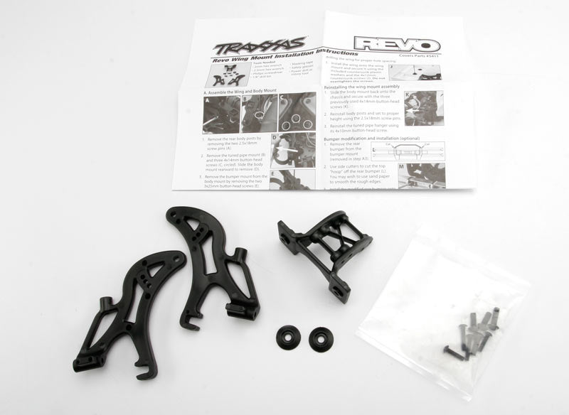 5411 TRAXXAS REAR WING MOUNT SET