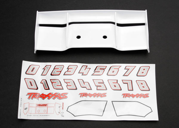 5412 TRAXXAS  REVO WING WHITE