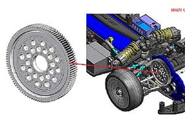 T54227 TAMIYA FF-03 04 MODULE SPUR GEAR 102T Tamiya