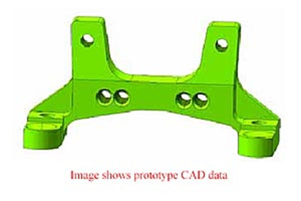 T54326 TAMIYA M-06 R ALU. DAMPER STAY MOUNT Tamiya