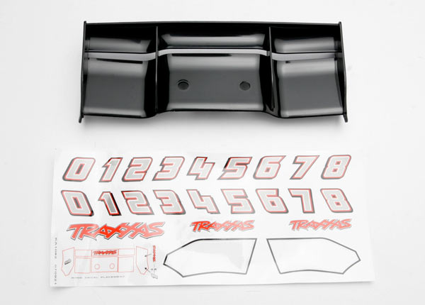 5446 TRAXXAS REVO WING BLACK