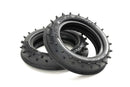 T54896 TAMIYA 2WD F RIB-SPIKE TIRES (60/14) Tamiya