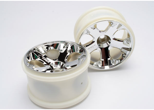 5577 TRAXXAS WHEELS ALL STAR 2.8 CHROME FRONT 2