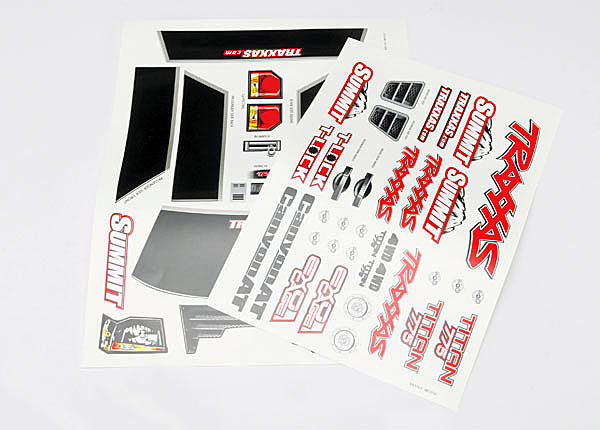 5615 TRAXXAS DECAL SHEETS SUMMIT