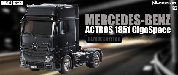 T56342 TAMIYA BENZ ACTROS (BLACK)