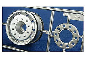 T56519 TAMIYA PLATED WHEELS (30MM/HEX/MATTE) Tamiya