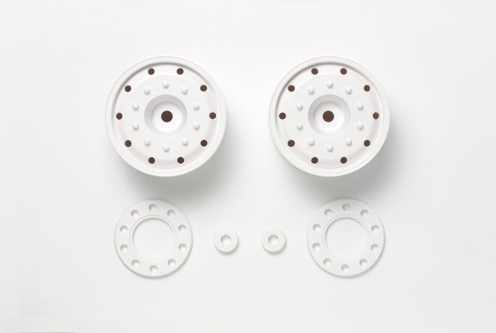 T56543 TAMIYA SW WHEELS (30MM/HEX) WHITE Tamiya