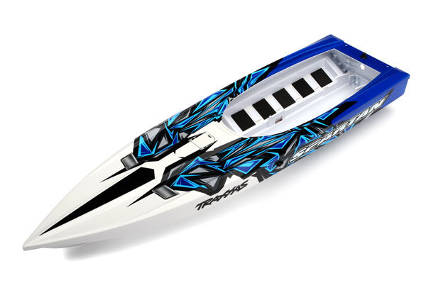 5718 TRAXXAS HULL SPARTAN BLUE GRAPHICS