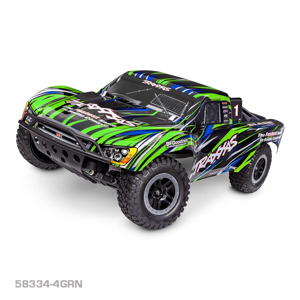 Traxxas Slash® BL-2s™ HD 1/10 RTR 2WD Brushless Short Course Truck (Green) 58334-4GRN Traxxas