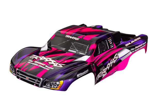 5851P TRAXXAS SLASH 2WD, BODY, PINK