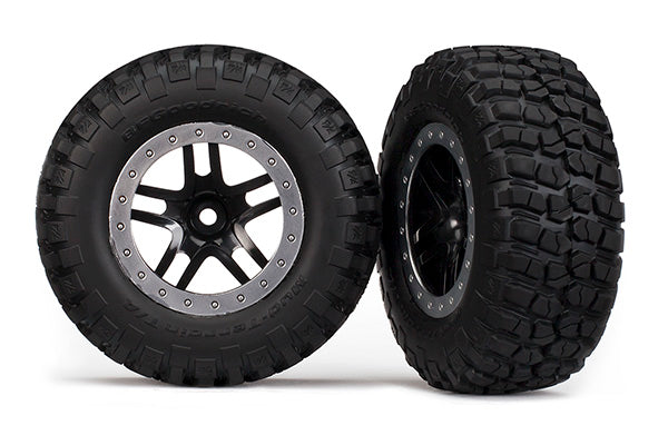 5883 TRAXXAS TIRES & WHEELS ASSEMBLED GLUED