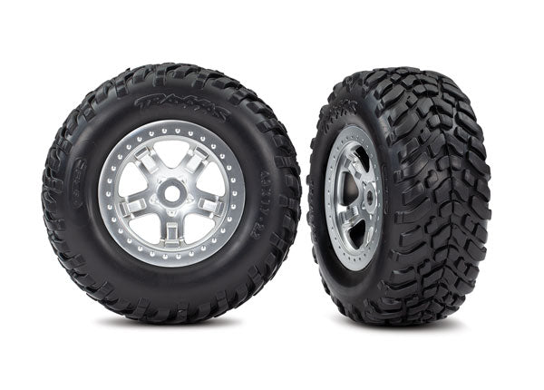 5973 TRAXXAS TYRES AND WHEELS ASSY