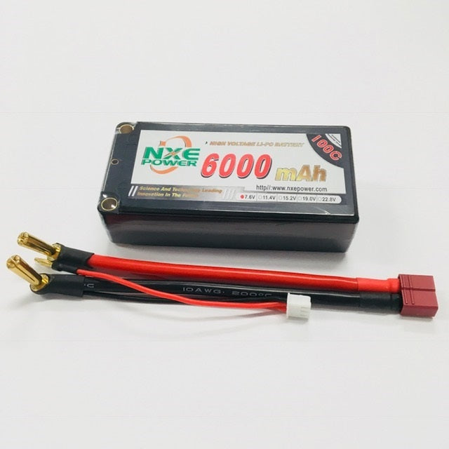 6000HC1002SDEAN NXE HV SHORTY HC 6000mah 100c(5mm+ Dean)
