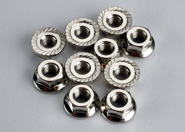 6135 TRAXXAS NUTS 4MM FLANGED