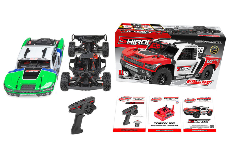 Team Corally SHIROI XP 6S RTR Green Brushless Power 6S - C-00278-G