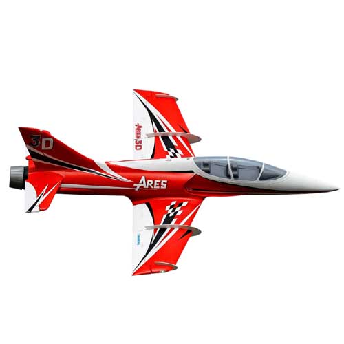 Freewing Ares 3D Red High Performance 6S 90mm EDF Jet - PNP+ Gyro FJ32311PG