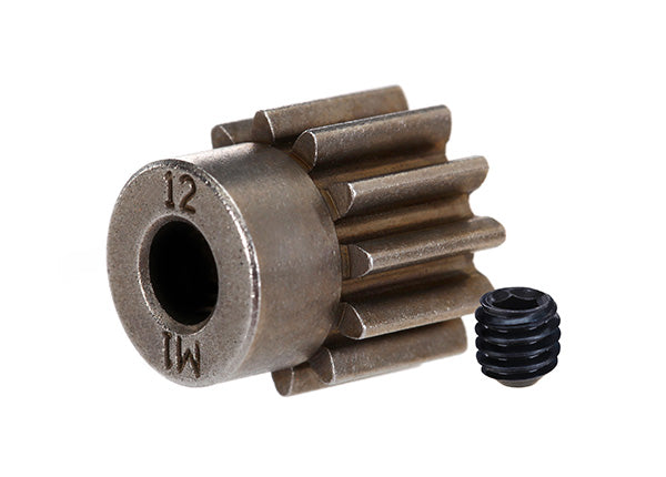 6485X TRAXXAS GEAR 12T PINION (FITS 5MM SHAFT)/ SET SCREW