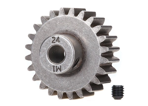 6496X TRAXXAS GEAR 24T PINION (1.0 METRIC PITCH)