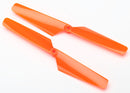 6630 TRAXXAS ROTOR BLADE SET ORANGE (2) ROTOR BLADE