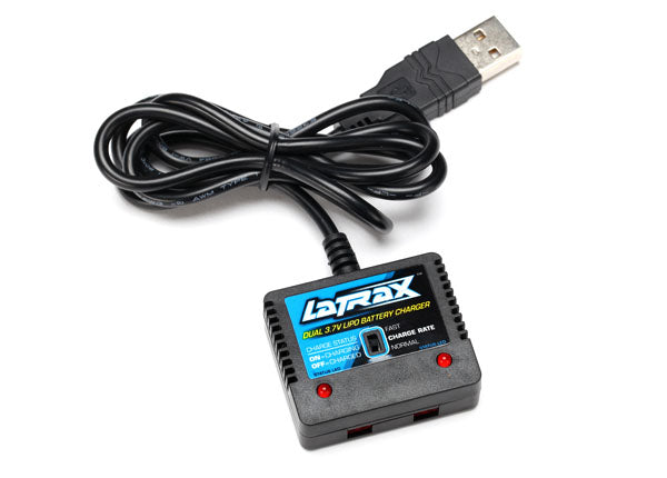 6638 TRAXXAS CHARGER USB DUAL-PORT CHARGER USB