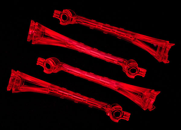 6651 TRAXXAS LED LENS RED (4) LED LIGHT PIPES RED (4)