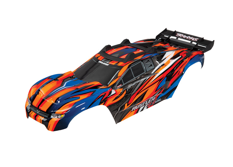 6717T TRAXXAS BODY RUSTLER 4X4 VXL ORANGE