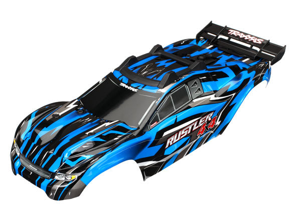 6718X TRAXXAS BODY RUSTLER 4X4 BLUE