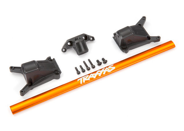 6730A TRAXXAS CHASSIS BRACE KIT ORANGE (FITS RUSTLER & SLASH 4X4 MODELS  WITH LOW-CG CHASSIS)