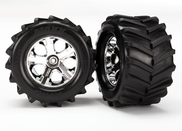 6771 TRAXXAS TIRES AND WHEELS ASSEMBLED