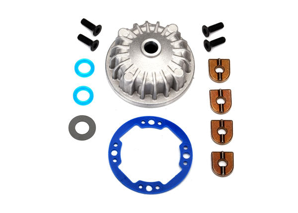 6781 TRAXXAS HOUSING CENTER DIFFERENTIAL (ALUM) X-RING GASKETS (2)/ RING GEAR GASKET