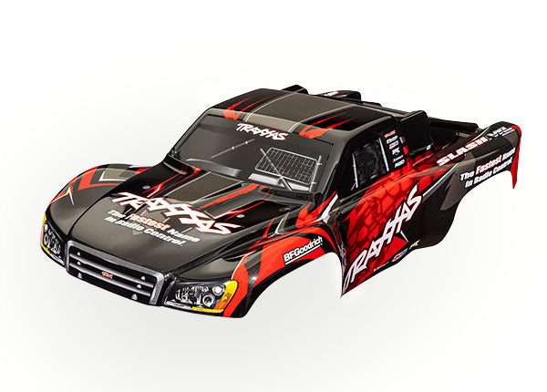 6812R TRAXXAS BODY, SLASH VXL 2WD, RED