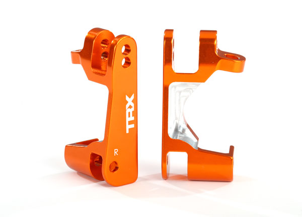 6832A TRAXXAS CASTER BLOCKS ORANGE-ANOD L&R