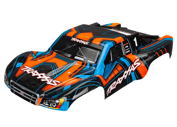 6844 TRAXXAS BODY SLASH 4X4 ORANGE AND BLUE