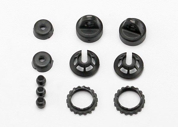 7065 TRAXXAS  CAPS AND SPRING RETAINERS GTR SHOCK