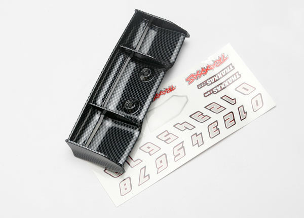 7122G TRAXXAS WING 1:16 E-REVO EXO-CARBON