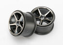7172A TRAXXAS WHEELS GEMINI BLACK CHROME