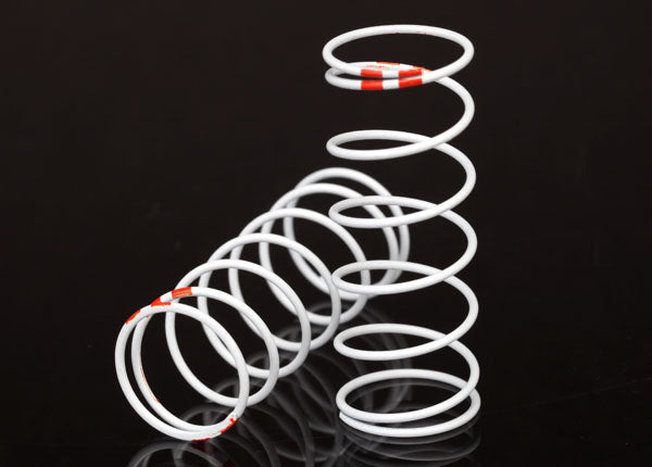 7440 TRAXXAS SPRNG SHOCK WHT GTR LNG-0.623 R.ORNG1 PAIR