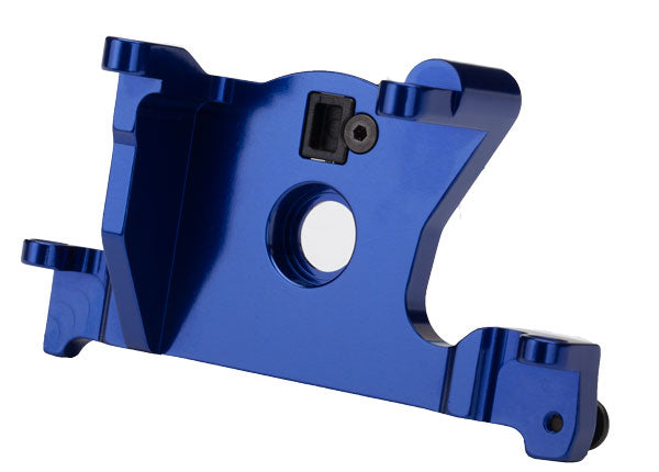 7460R TRAXXAS MOTOR MOUNT 6061-T6 ALUM BLUE-ANOD