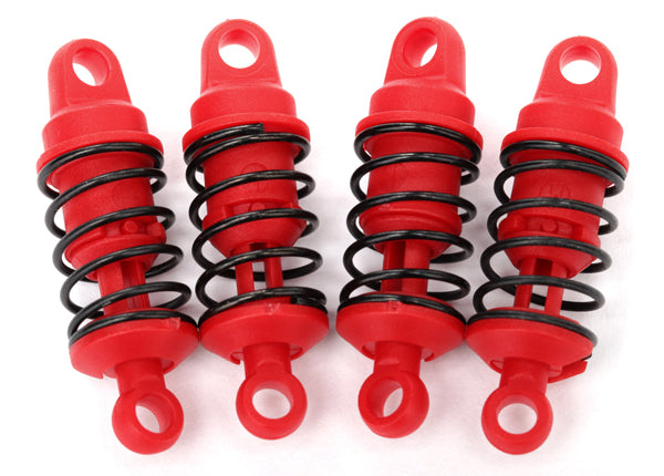 7560 TRAXXAS SHOCKS OIL-LESS (W/SPRINGS)