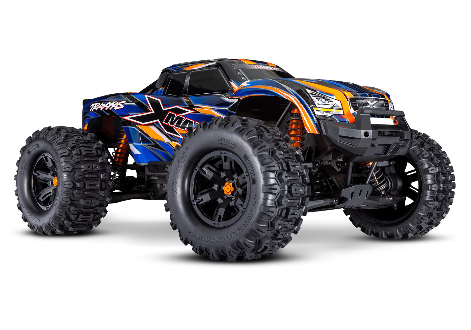 Traxxas X-Maxx 8S 1/6 4WD Brushless RTR Monster Truck (Orange) w/2.4GHz TQi Radio, TSM & Belted Tires TRAXXAS
