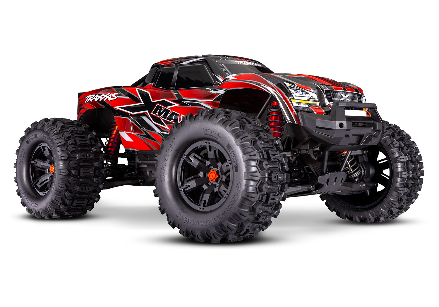Traxxas X-Maxx 8S 1/6 4WD Brushless RTR Monster Truck (Red) w/2.4GHz TQi Radio, TSM & Belted Tires TRAXXAS
