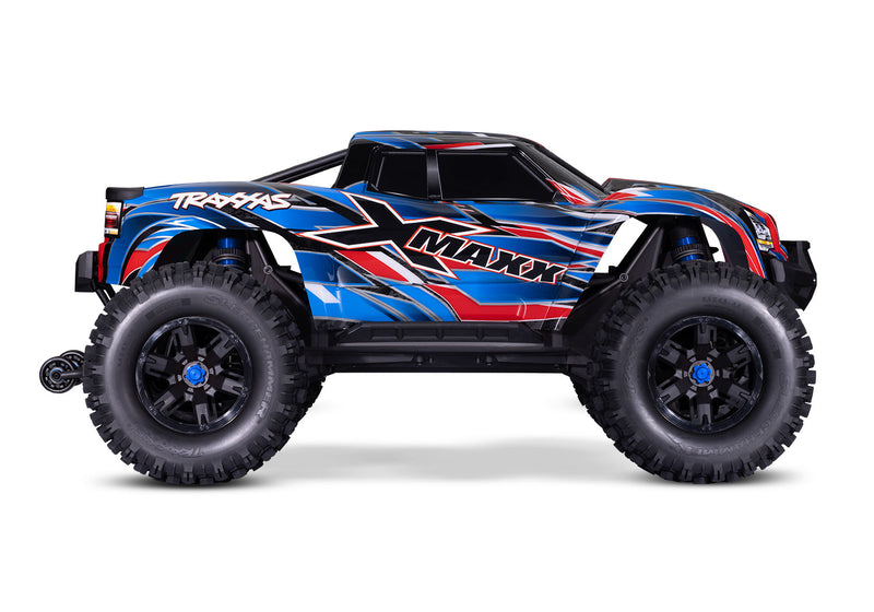 Traxxas X-Maxx 8S 1/6 4WD Brushless RTR Monster Truck (Blue) w/2.4GHz TQi Radio, TSM & Belted Tires
