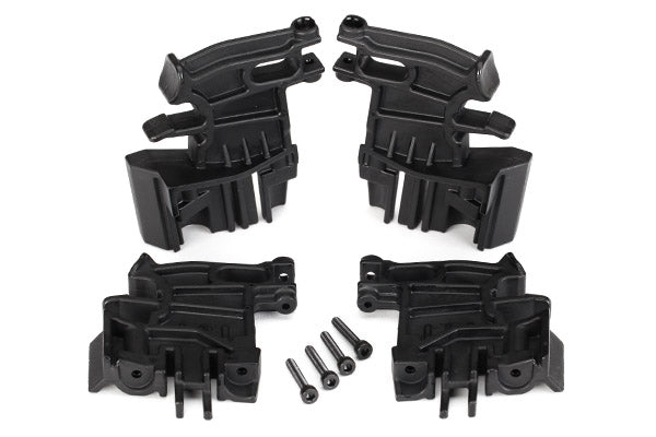 7718 TRAXXAS B/TERY HOLD-DOWN MTSL & R  3X18MM CS (4)